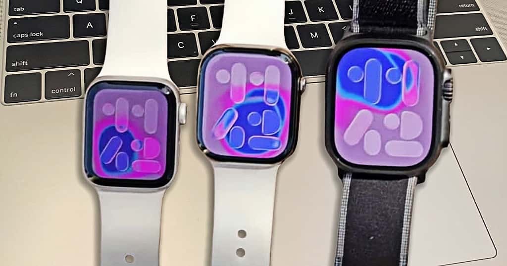 Apple Watch SE3・Series11・Ultra3の比較写真