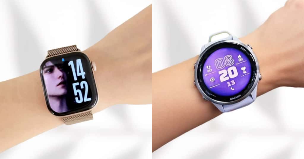 Apple Watch Series 11とGarmin Forerunner 970